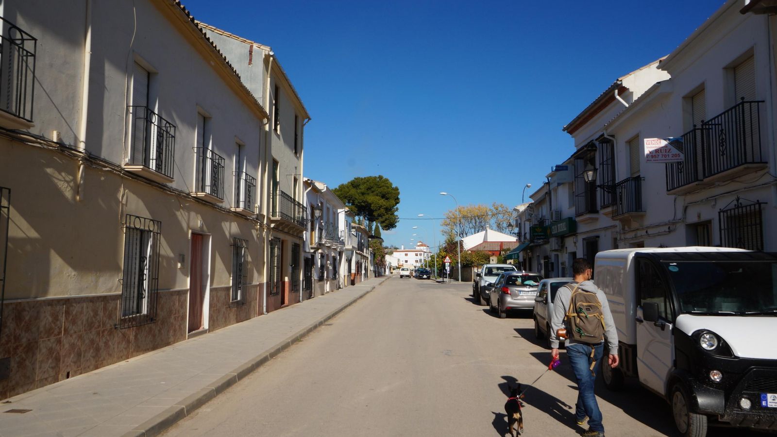 Una calle de Zamoranos.