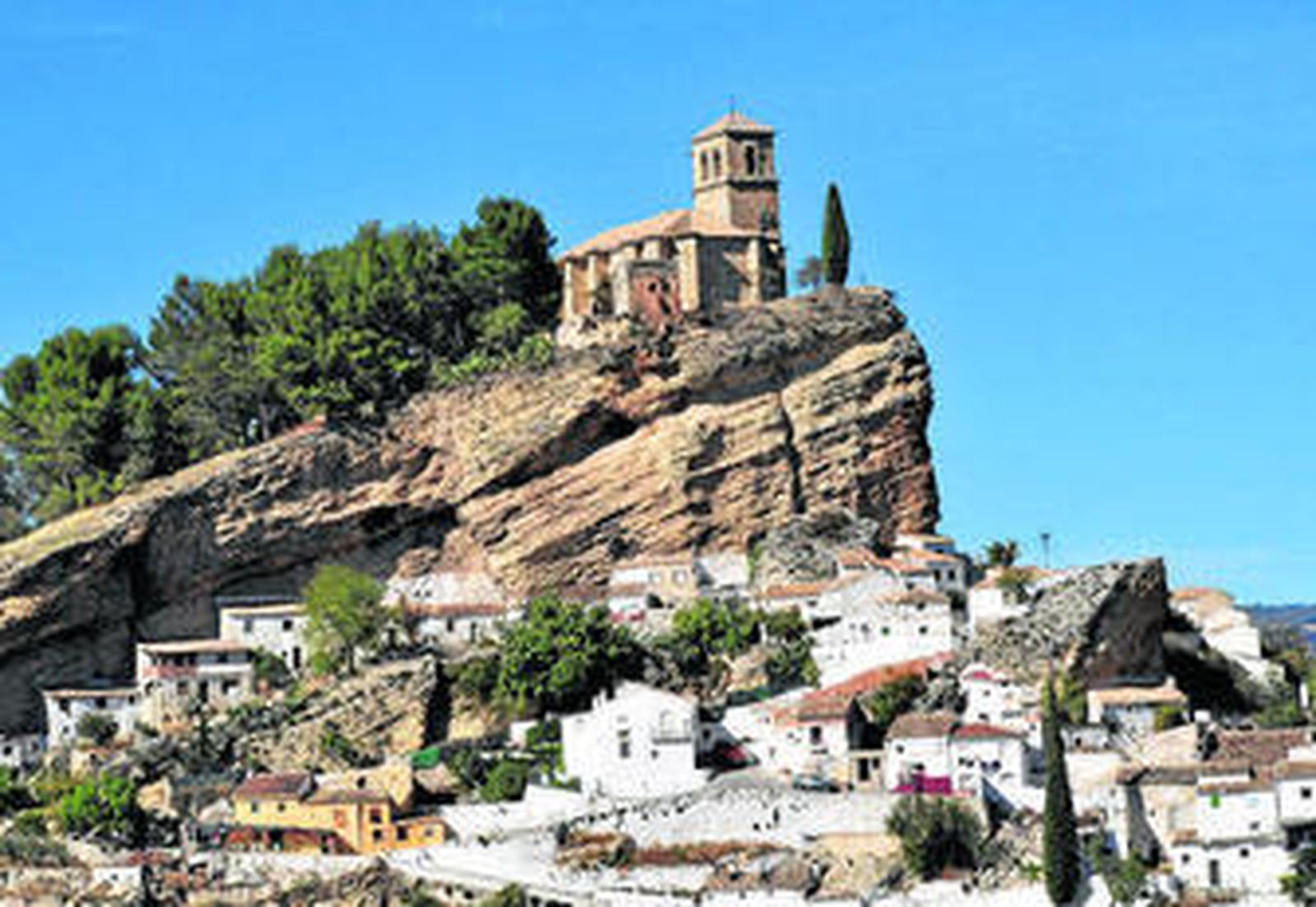 Una panorámica de Montefrío.