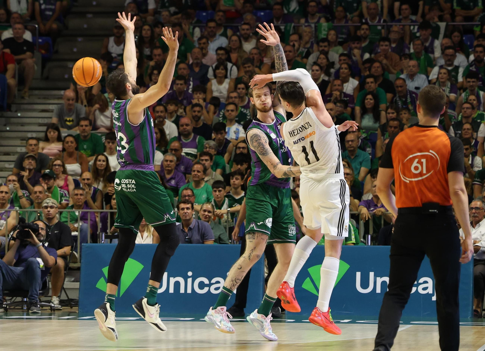 El Unicaja-Real Madrid, en fotos
