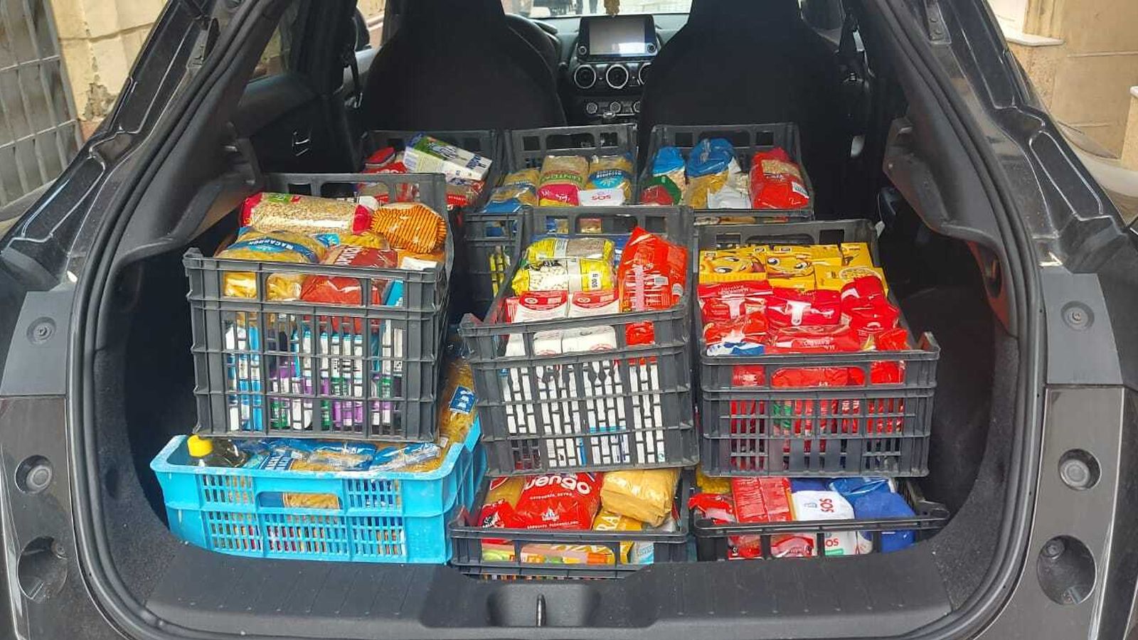 Todos los alimentos donados.