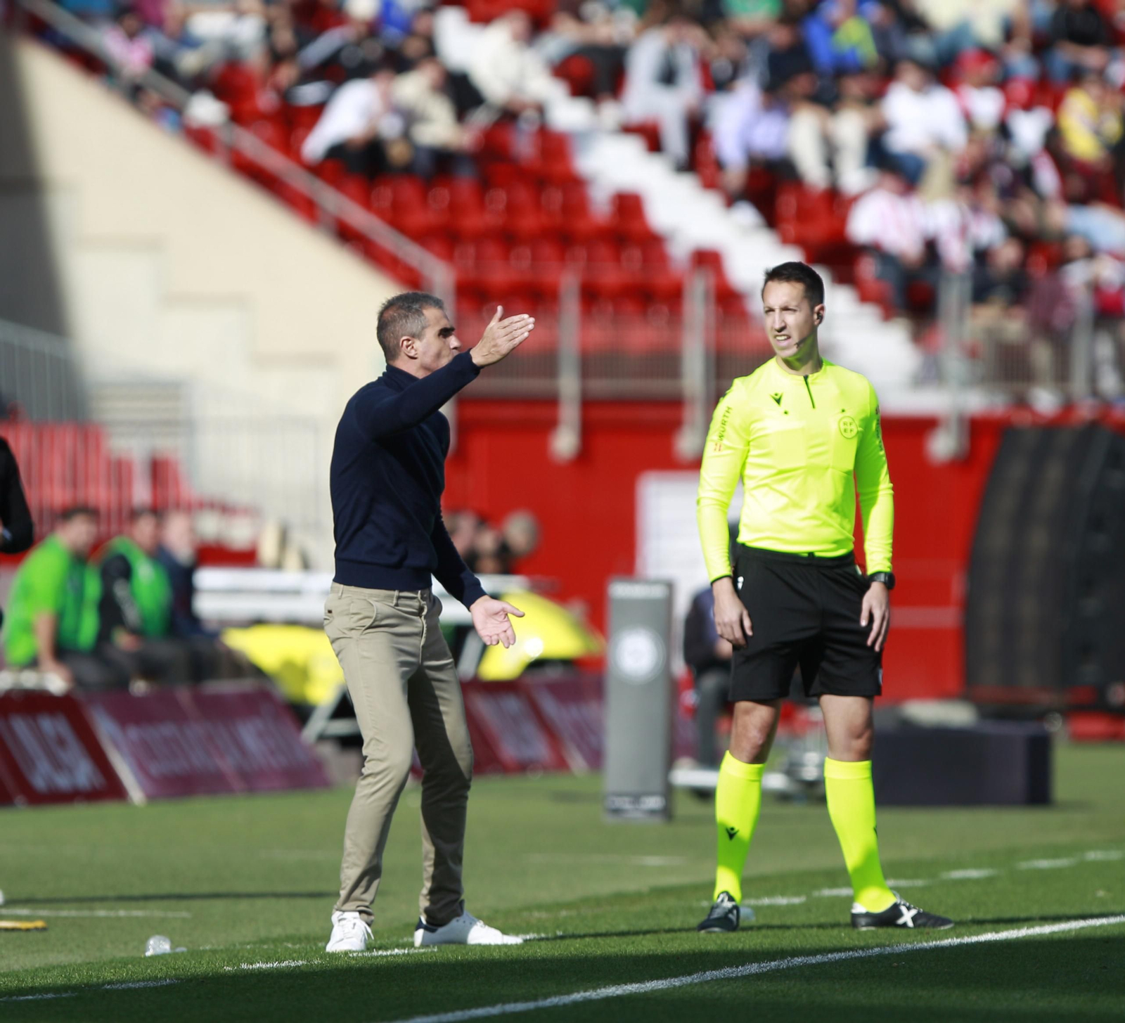 Las mejores imágenes del partido de fútbol U.D. Almería-Girona F.C.