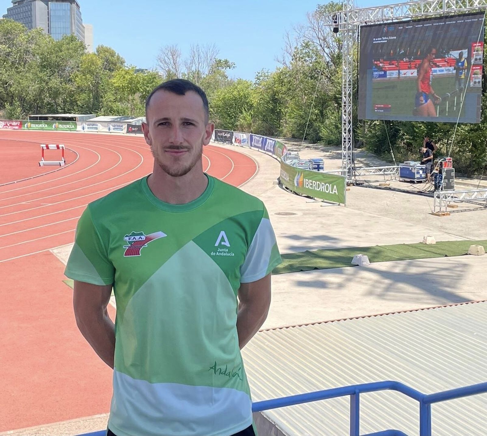 Cándido Gómez, del Bahía, con Andalucía.