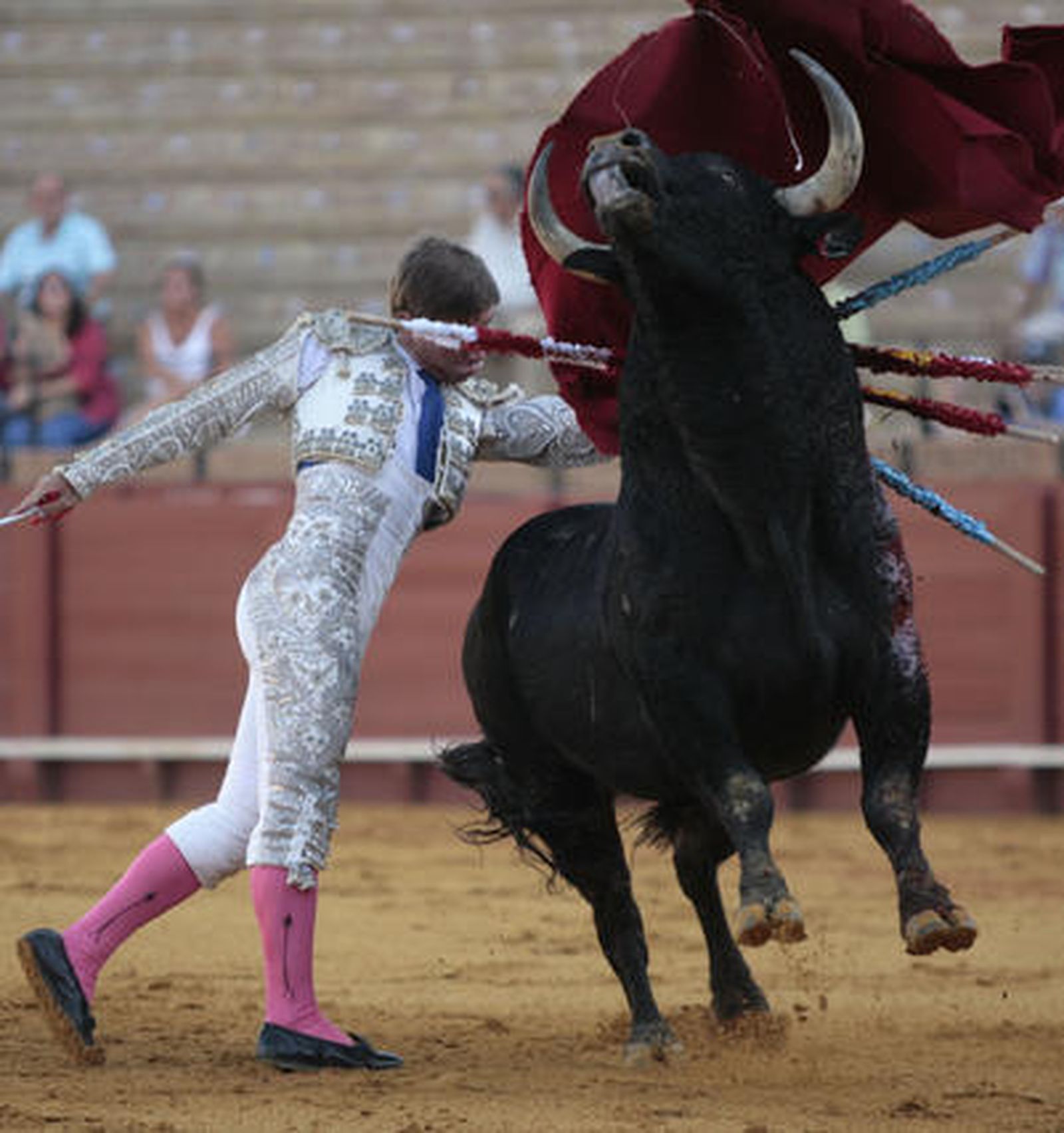 Nuno Casquinha se fue de la Maestranza sin trofeos.

Foto: Juan Carlos Muñoz