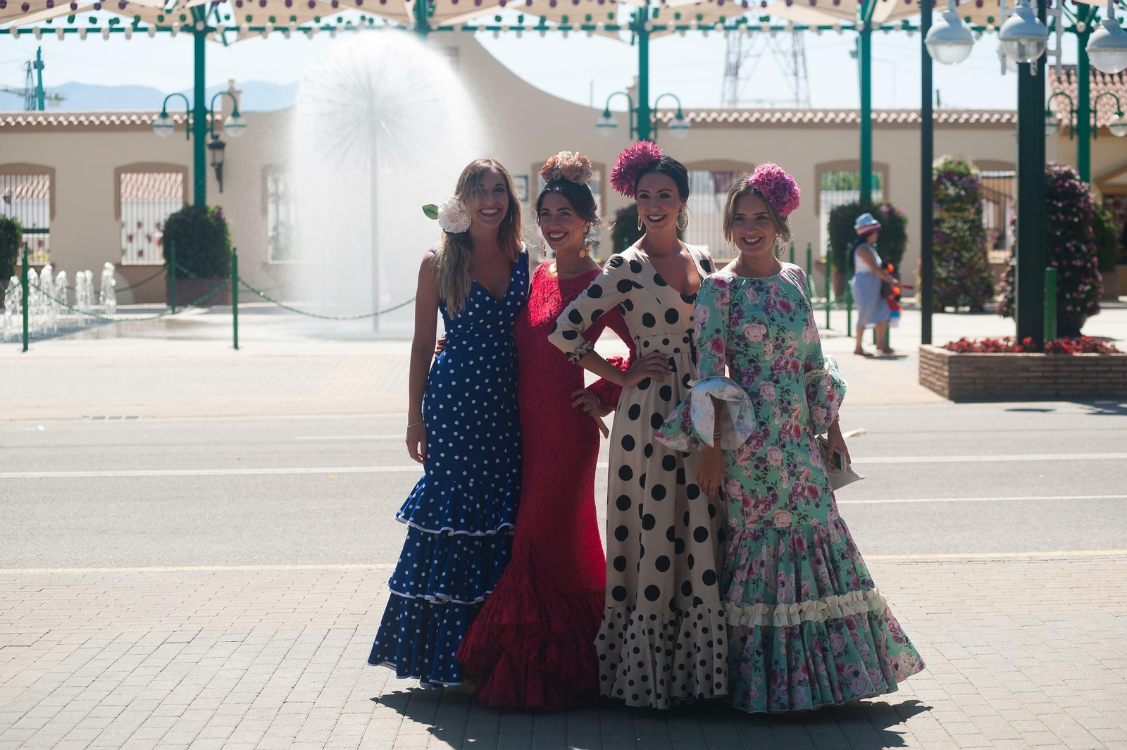 Segundo día de Feria de Málaga en el Centro y en el Real, en fotos