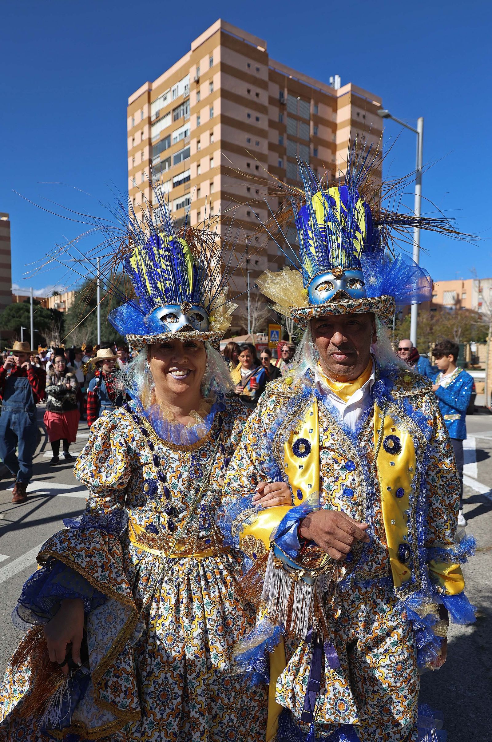 La cabalgata de agrupaciones del Carnaval de Algeciras, en imágenes