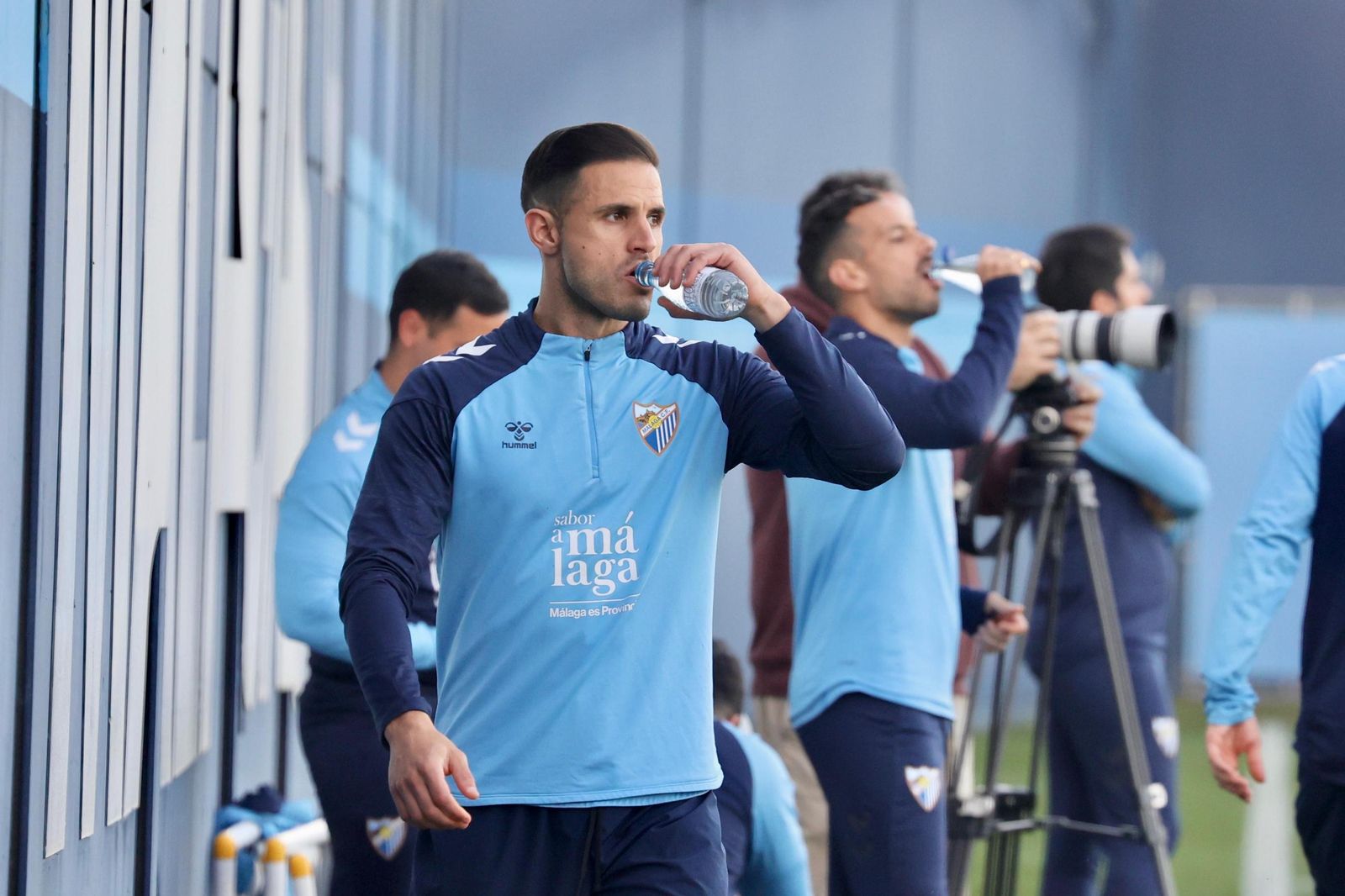 Kevin, novedad en el trabajo del Málaga CF