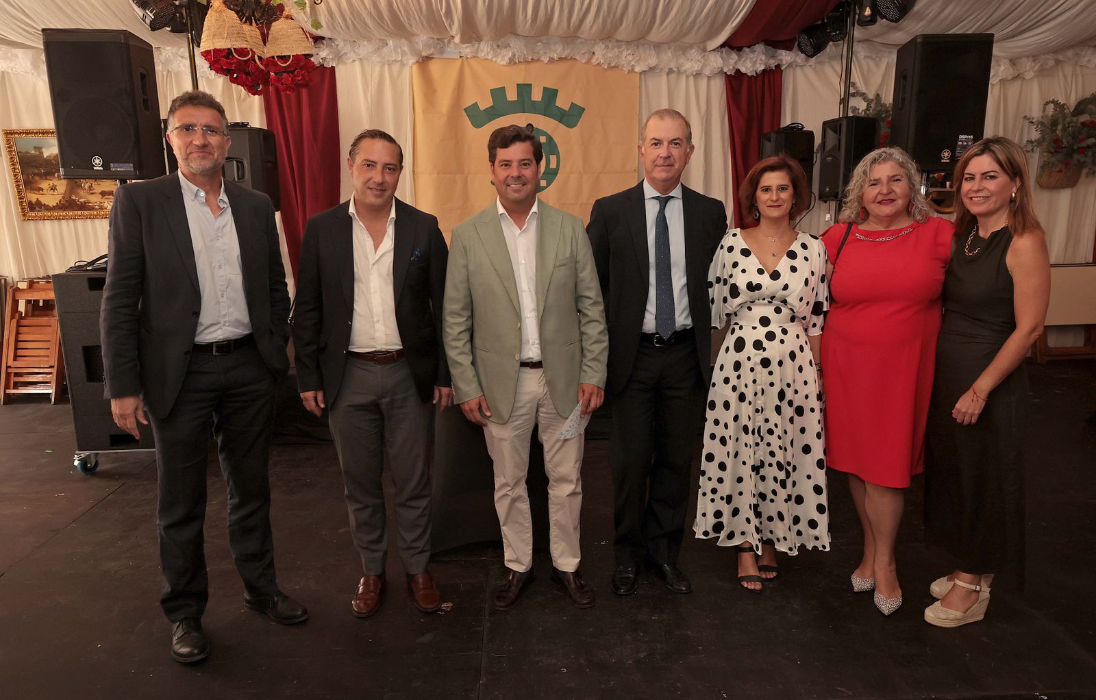 Imágenes de la recepción en la caseta La Providencia en la Feria Real de Algeciras