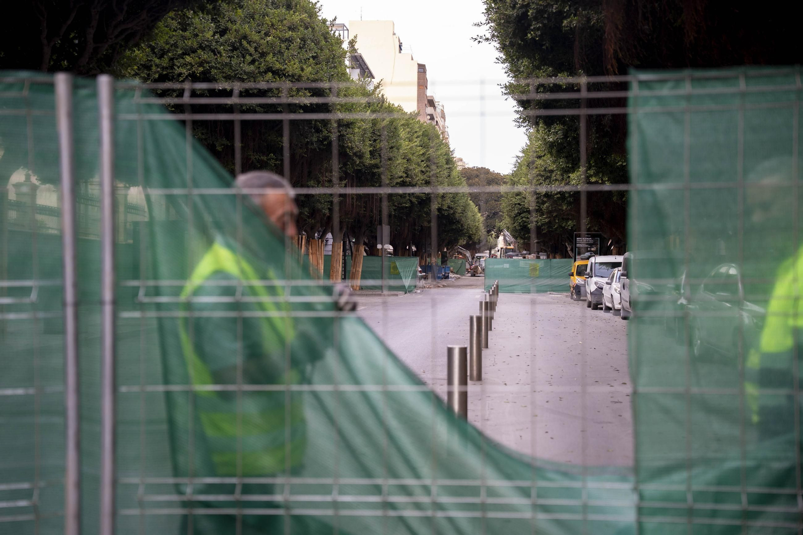 Las imágenes de las obras del paseo de Almería