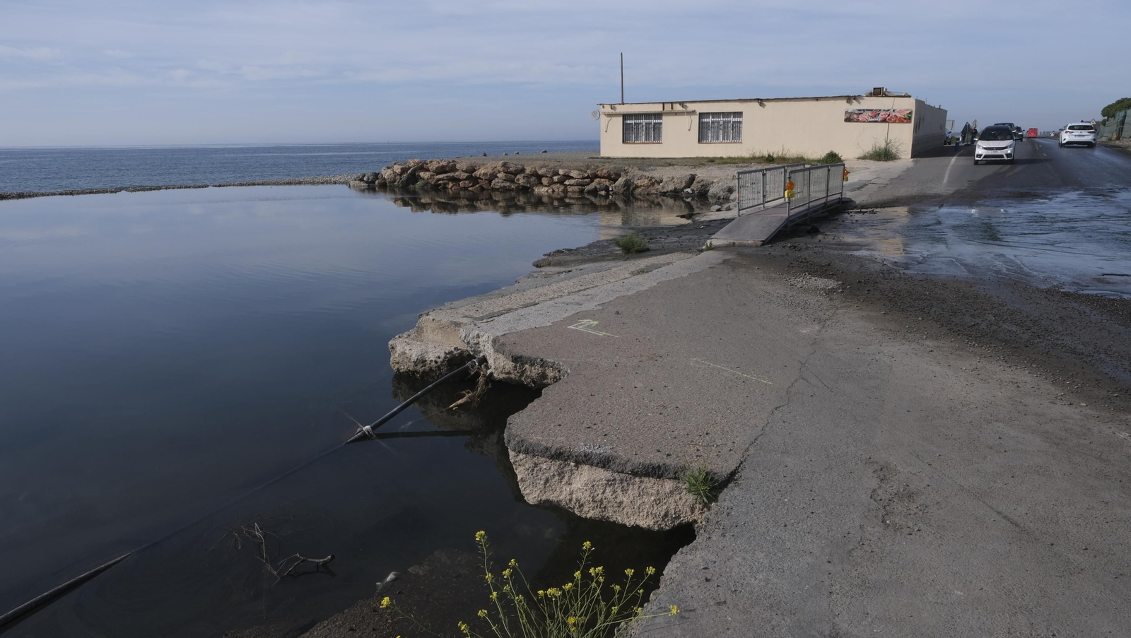 Imágenes del 'lago artificial' de Costacabana
