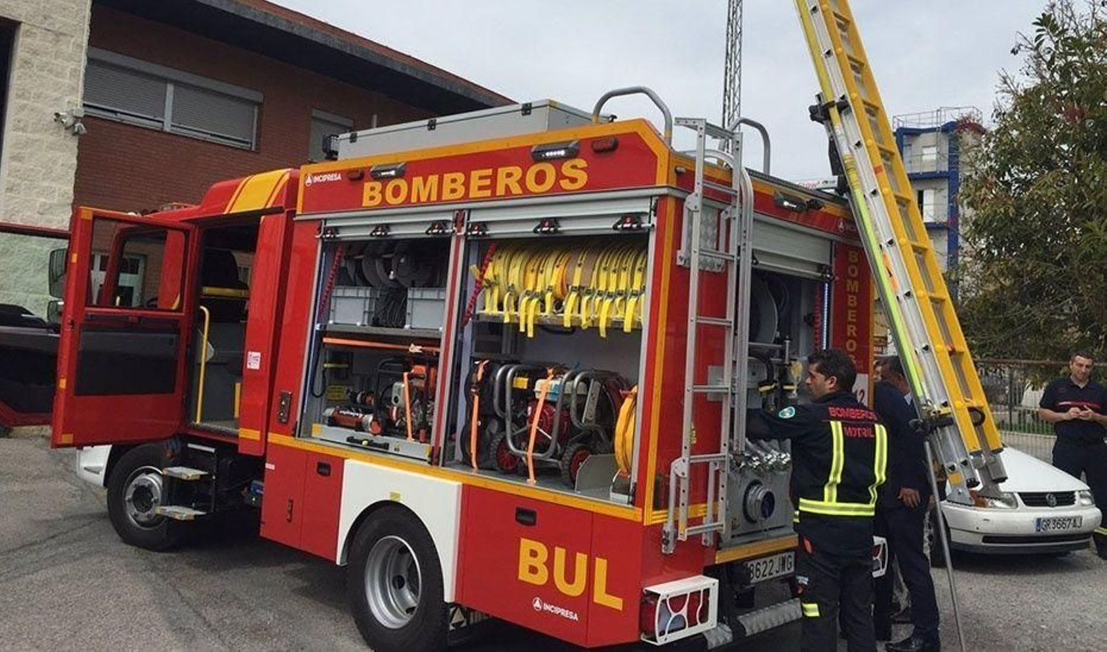 Fue necesaria la intervención de los bomberos.