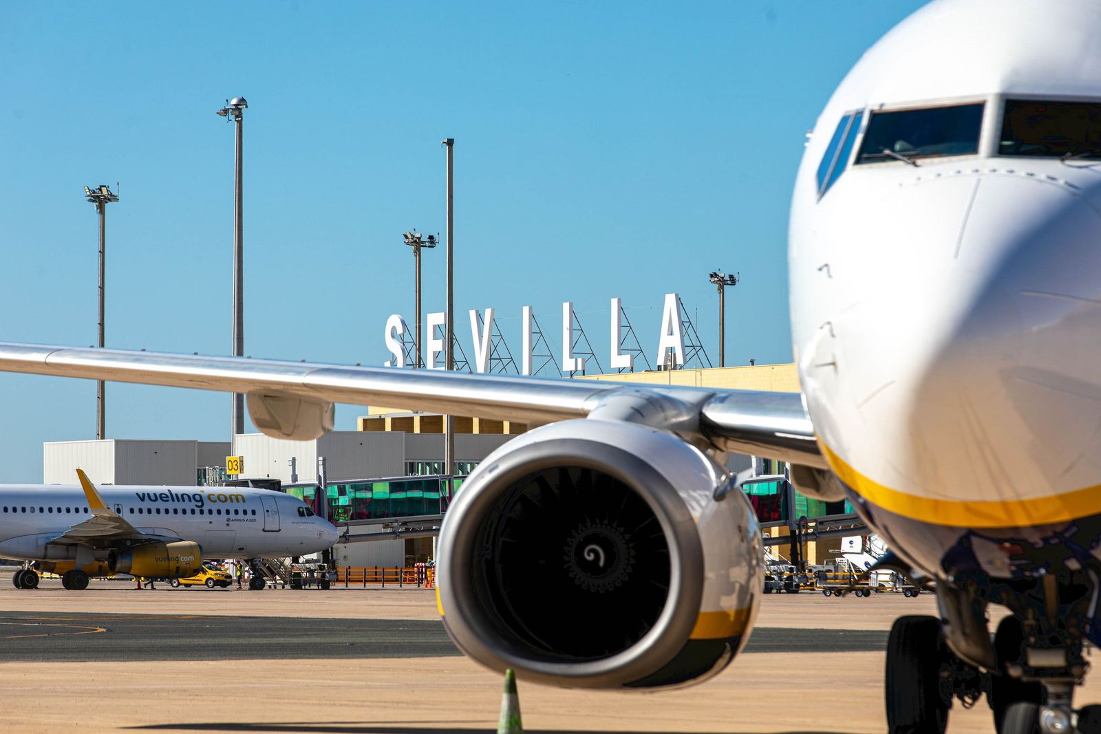 El aeropuerto de Sevilla