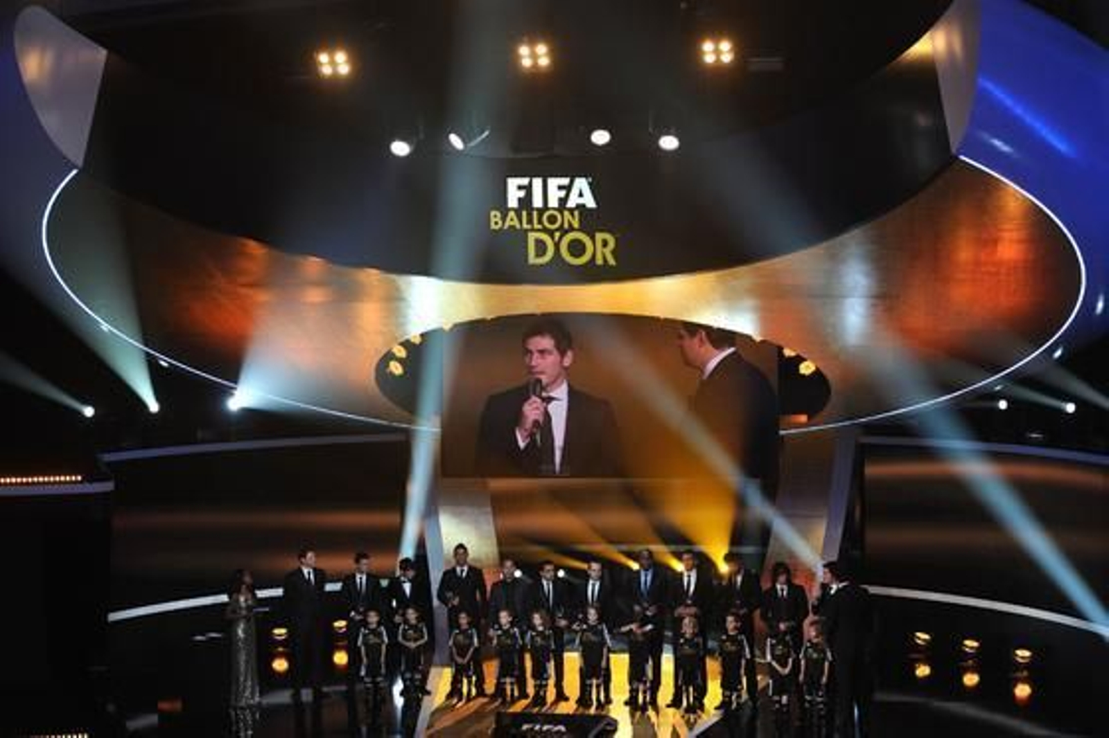 El once ideal de la FIFA.

Foto: AFP Photo