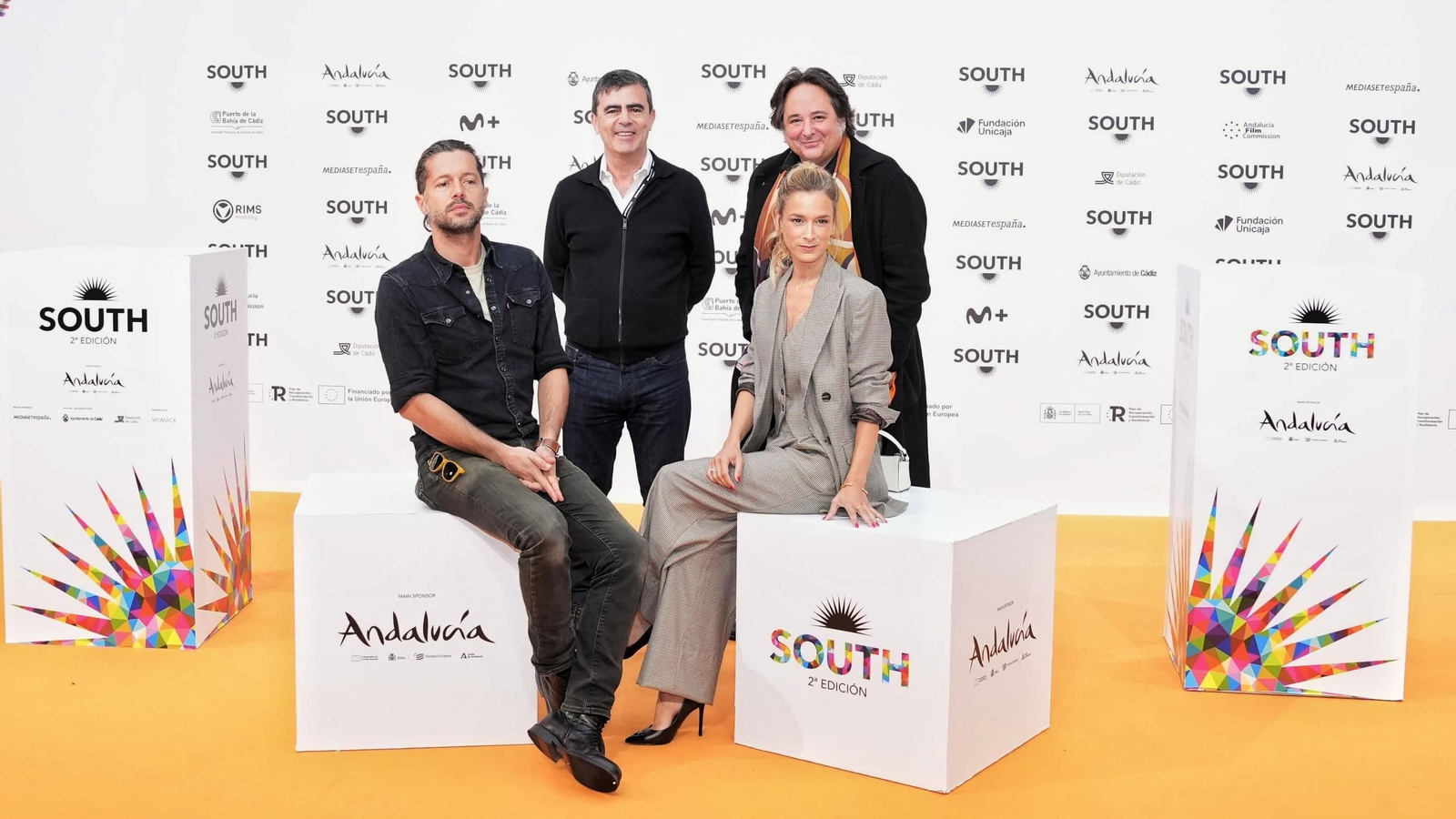 Las imágenes del photocall del martes 29 del 'South Series Festival Cádiz' con Oscar Casas y Javier Gutierrez entre otros