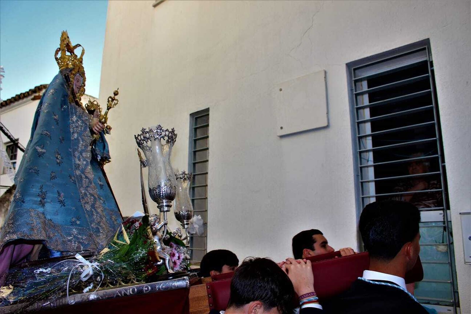 Imágenes del traslado de la Virgen de los Santos al Beaterio de Jesús, María y José