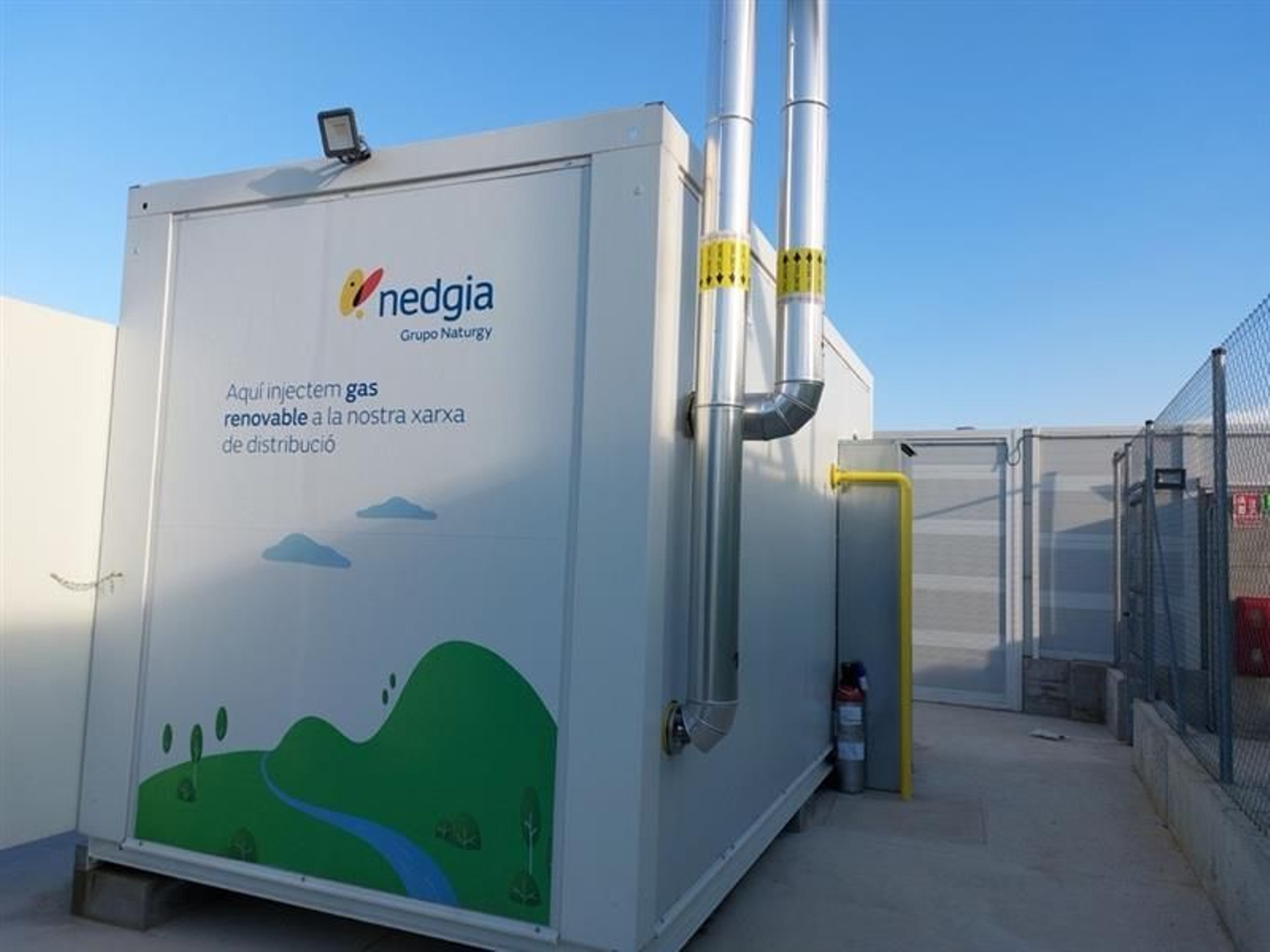 Módulo de inyección gas verde de Nedgia, filial de Naturgy