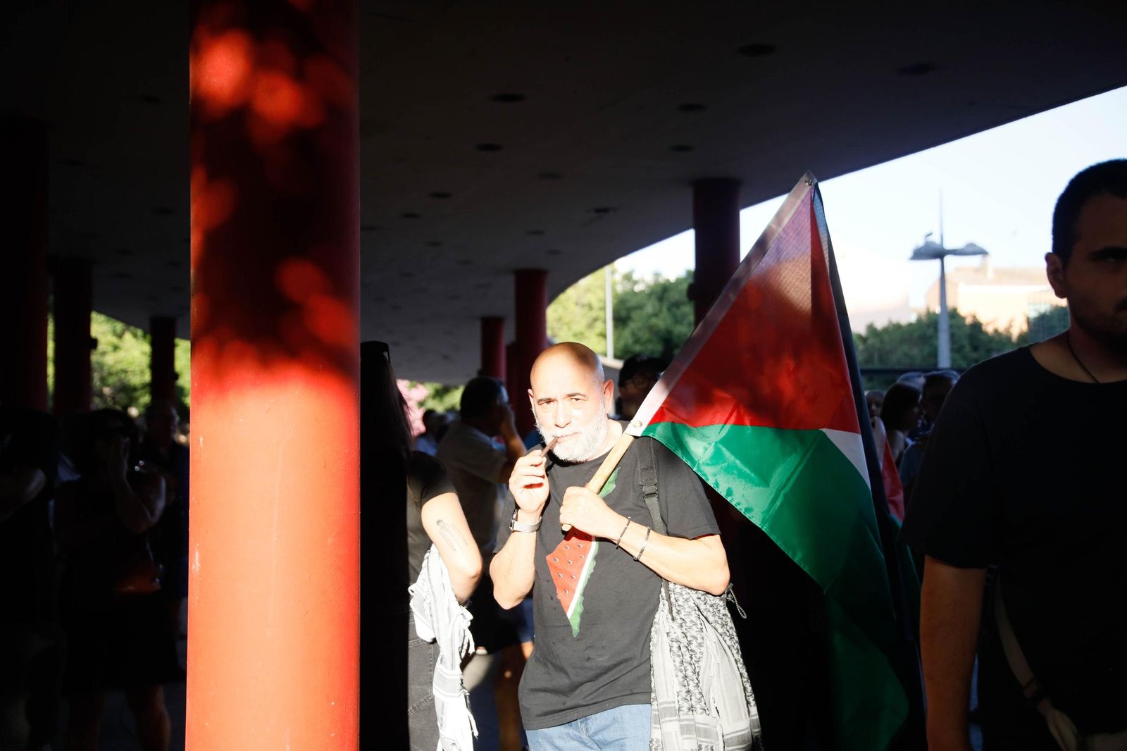 Imágenes de la manifestación en Almería por el genocidio en Palestina