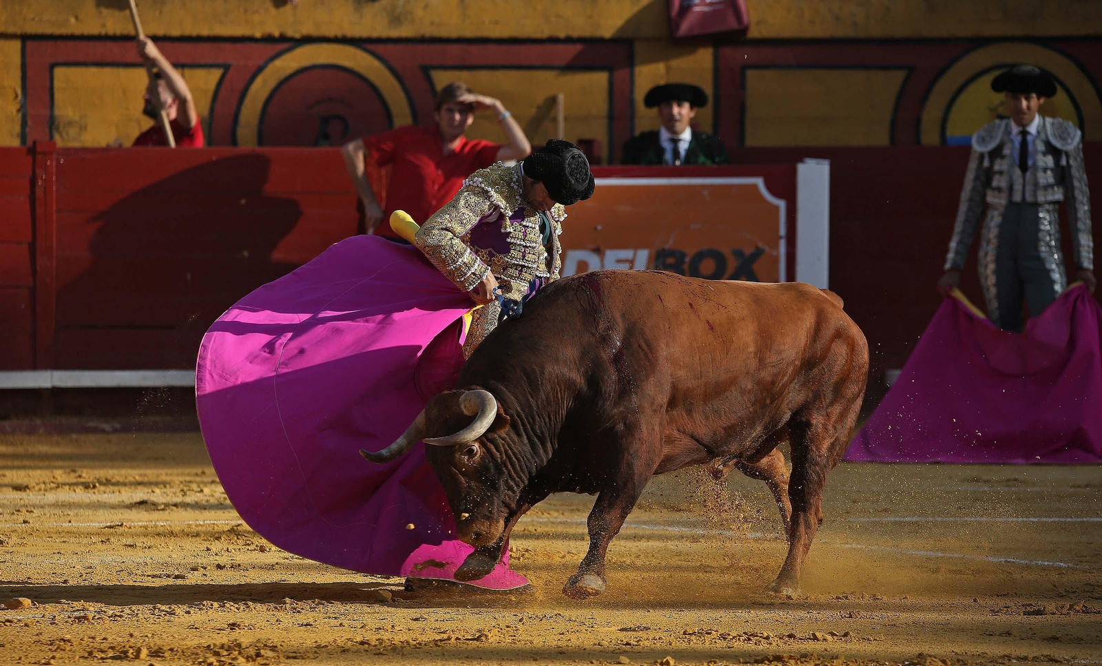 Fotos de la corrida del viernes de la Feria Taurina de Algeciras 2023: Morante de la Puebla, Emilio de Justo y David Galván