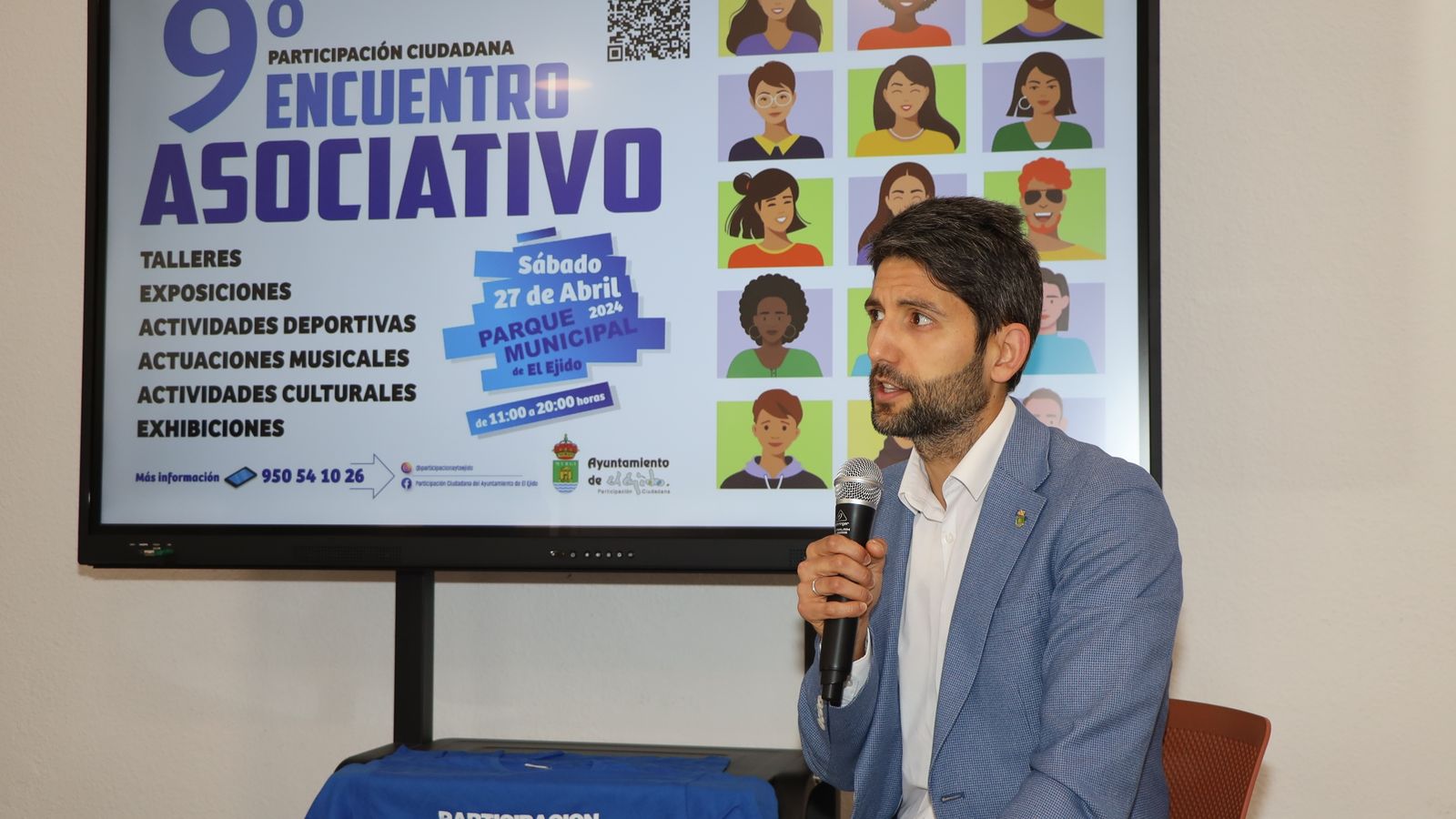 Javier Rodríguez, concejal de Juventud y Educación del Ayuntamiento de El Ejido.
