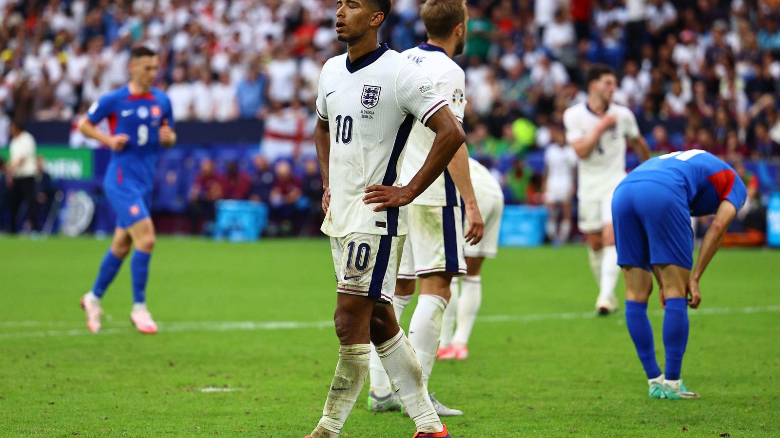 Las mejores fotos del Inglaterra-Eslovaquia