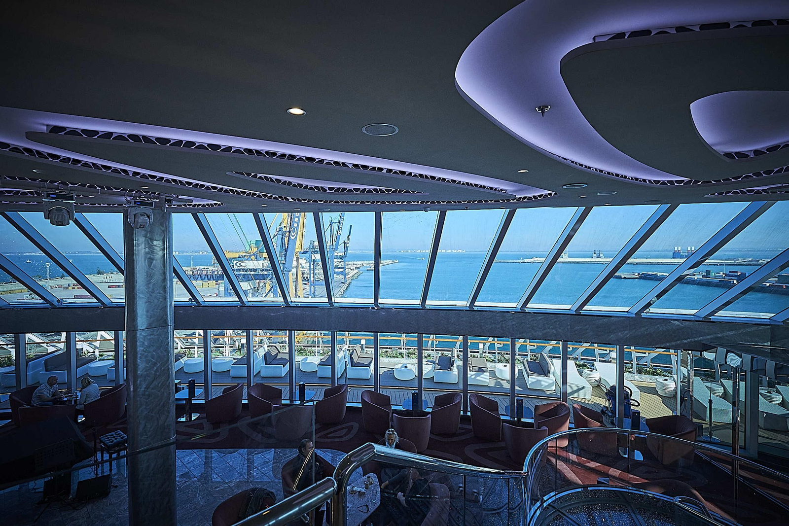 Primera escala en Cádiz del crucero MSC Seaside