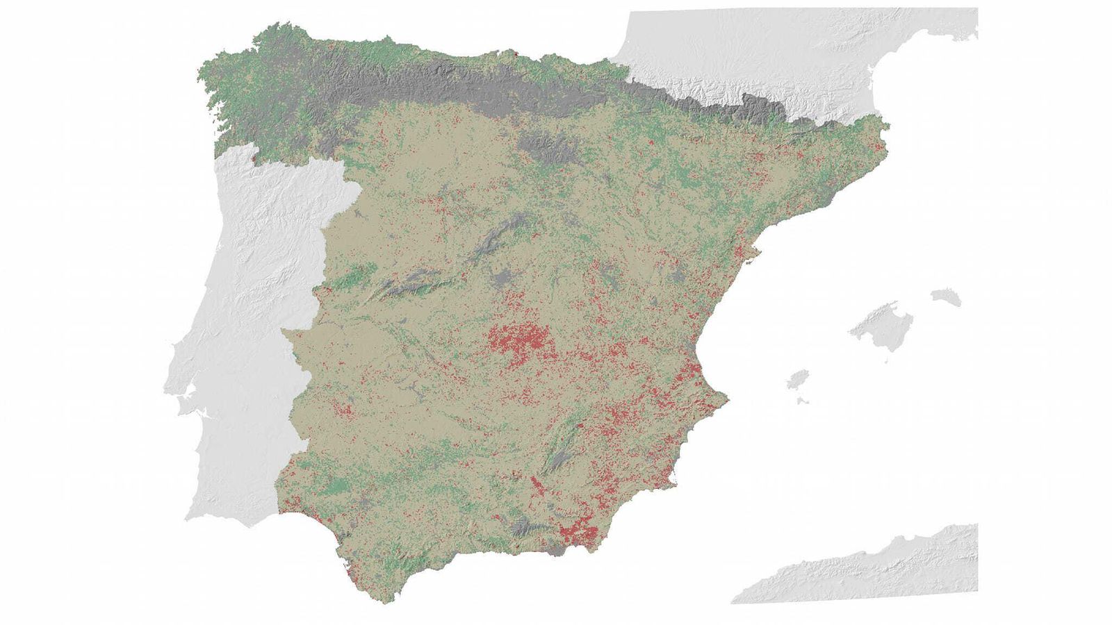 Tendencias de cambio en la vegetación en España  peninsular durante el  periodo 2011-2019.