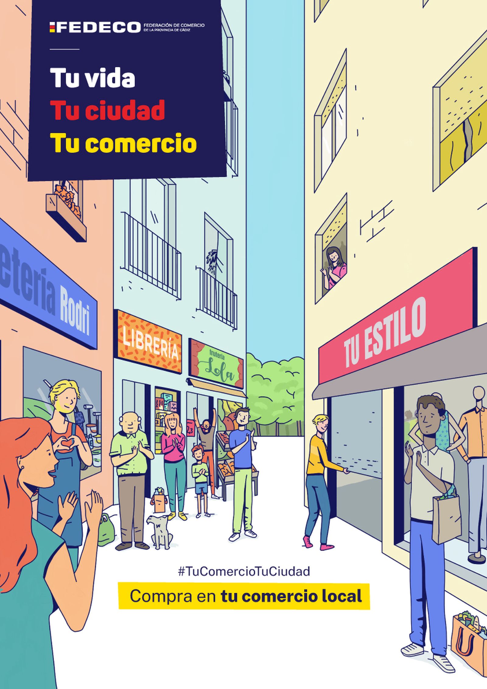 Cartel de la campaña lanzada por Fedeco.