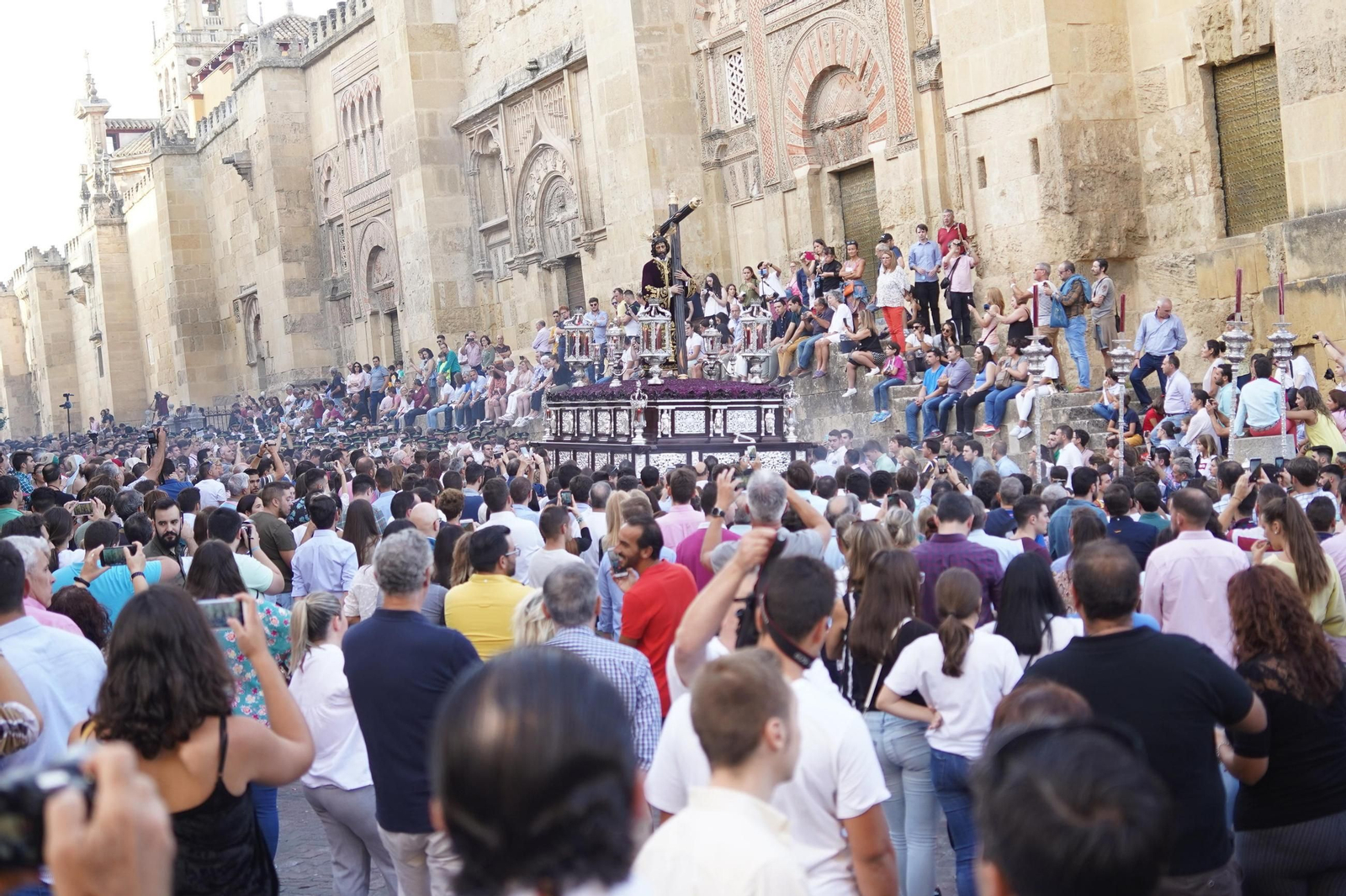 El Señor de la Vera-Cruz, durante la Magna Nazarena de 2019.