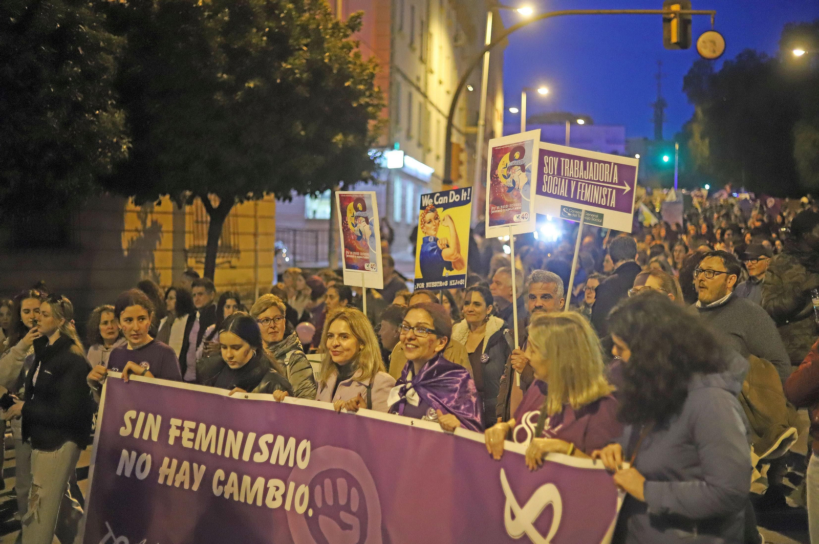 Imágenes de la manifestación del 8 de marzo, Día Internacional de la Mujer