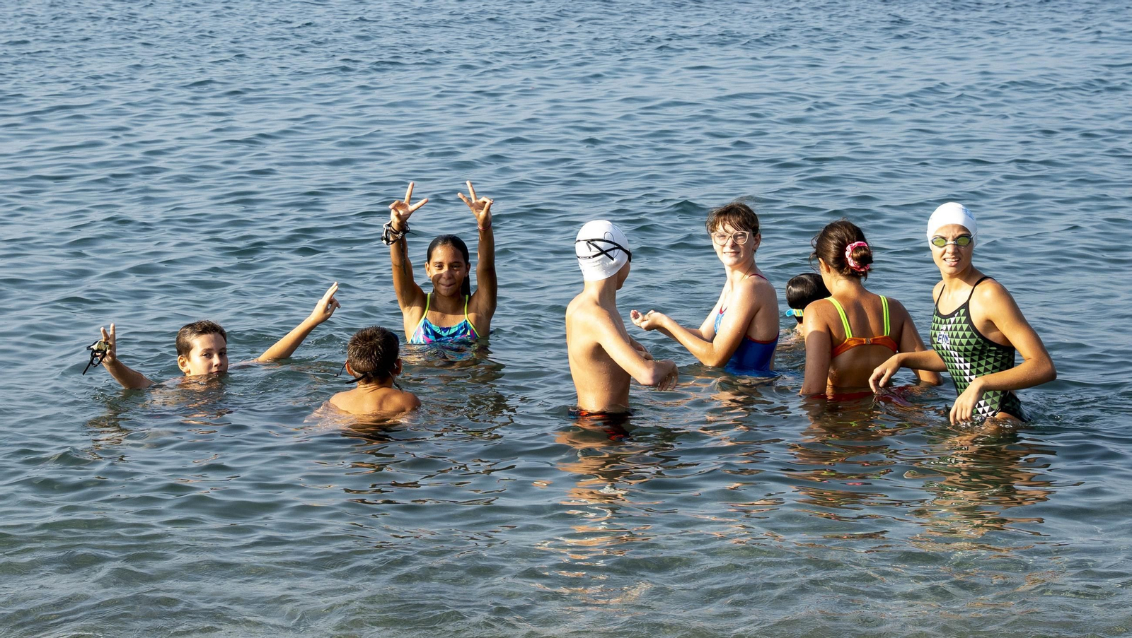 Travesía a nado Carlos Tejada de Almería