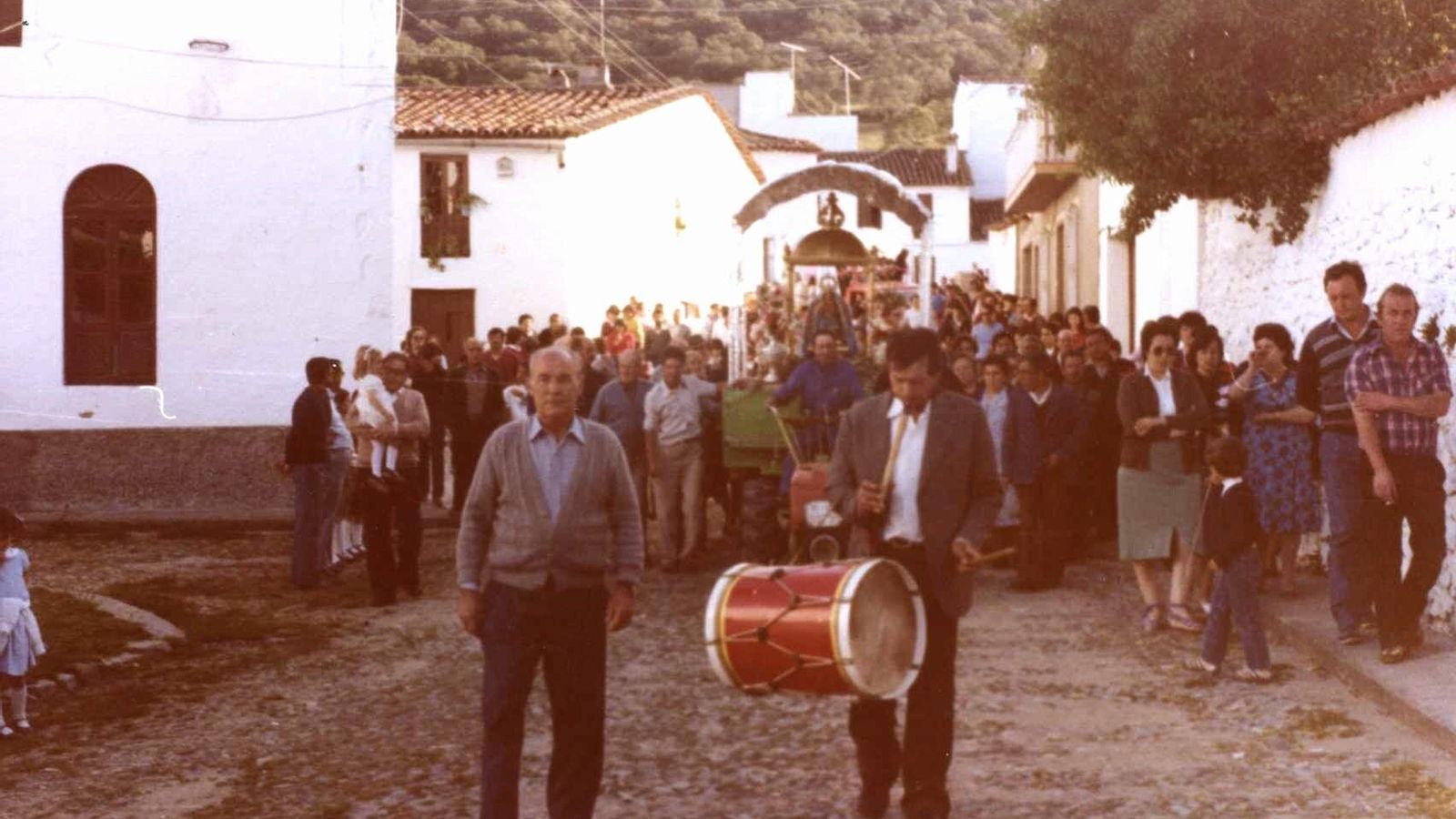 La romería de La Nava en los años 70.