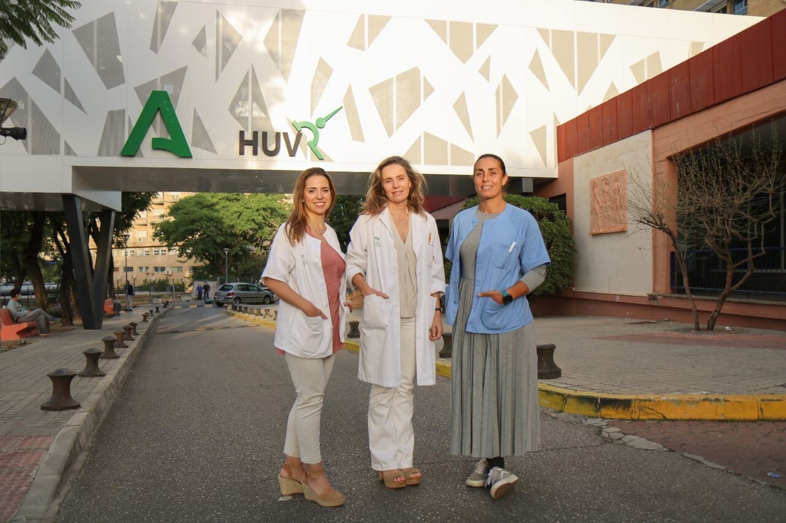 Las doctoras Ana Calderón Cabrera, María Ángeles Martínez Maestre y Ángela María Núñez Jaldón.