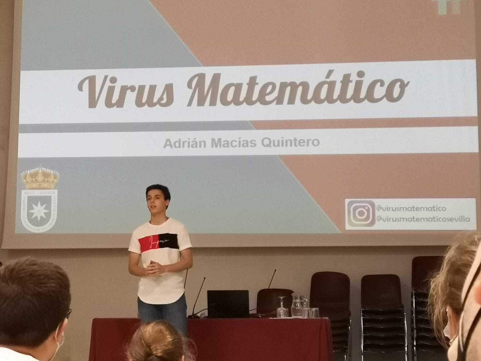 El coordinador general de Virus Matemático, Adrián Macías Quintero.