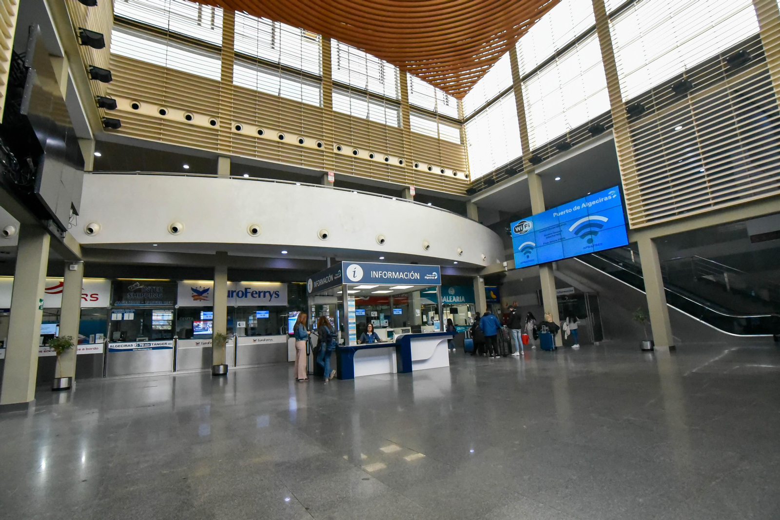 La estación marítima del Puerto de Algeciras. La estación marítima del Puerto de Algeciras.