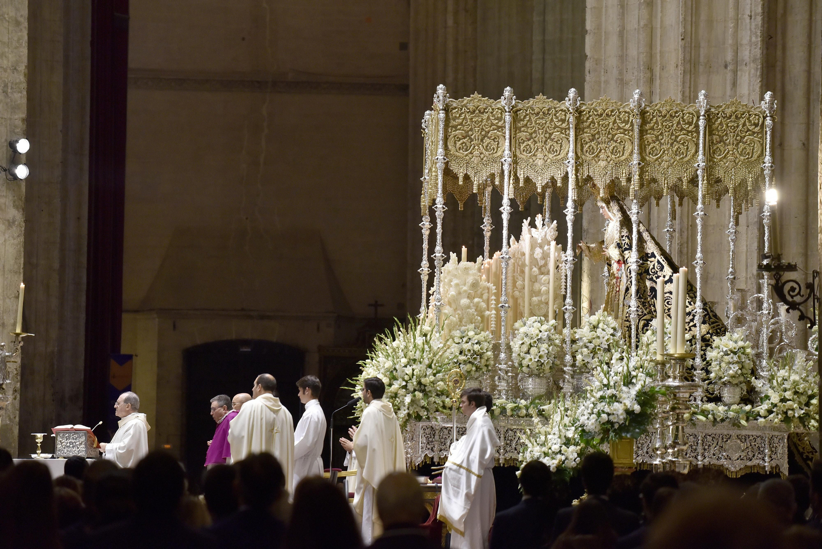 Las imágenes de la misa de acción de gracias