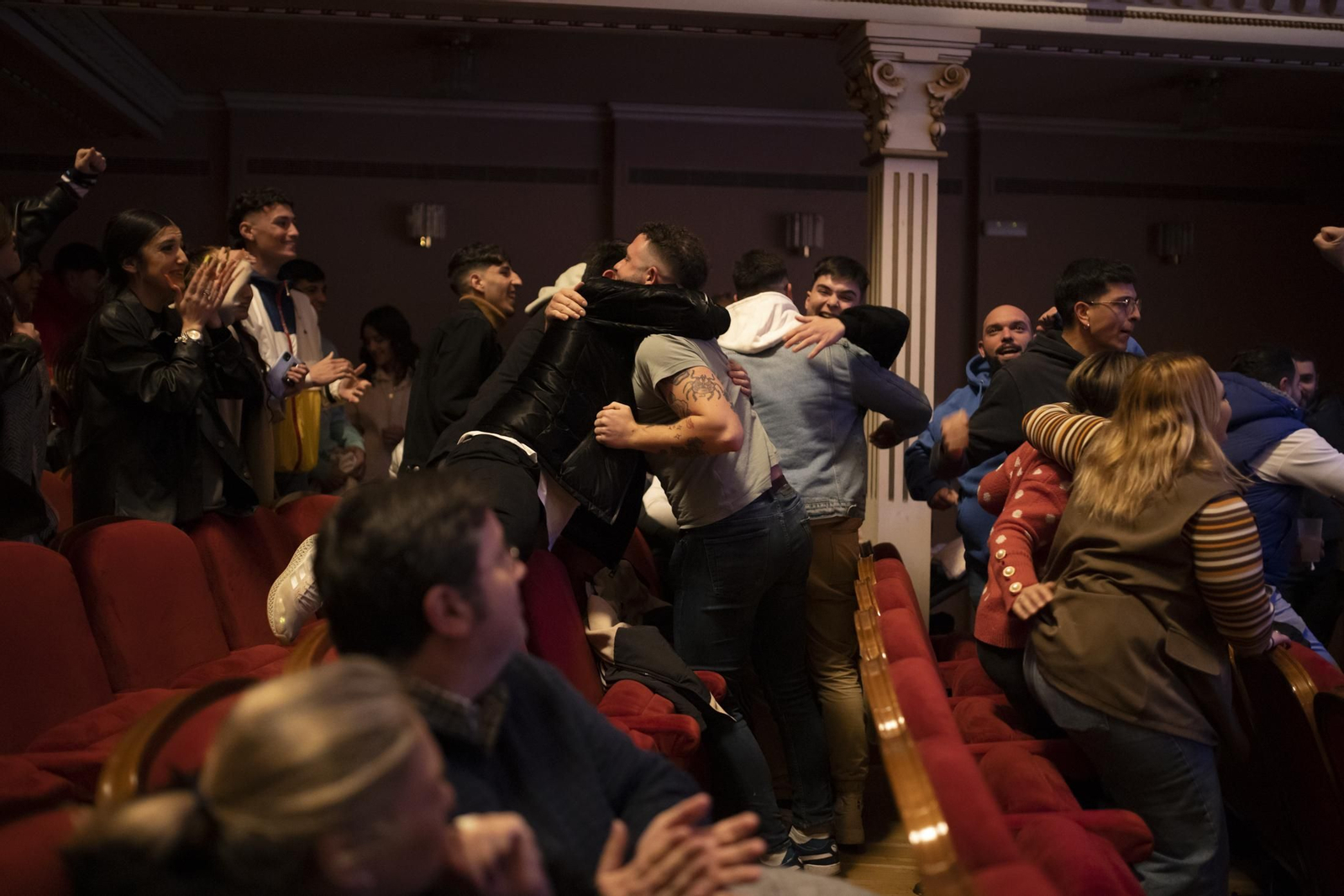 Ambiente en el último día de semifinales del Carnaval Colombino