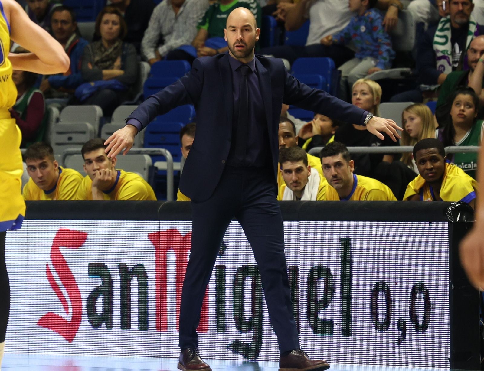 Vassilis Spanoulis, en el Carpena.