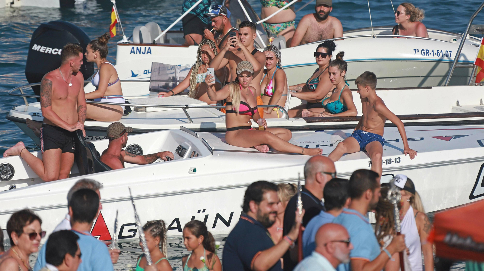 Las mejores fotos de la procesión de la Virgen del Carmen en La Línea