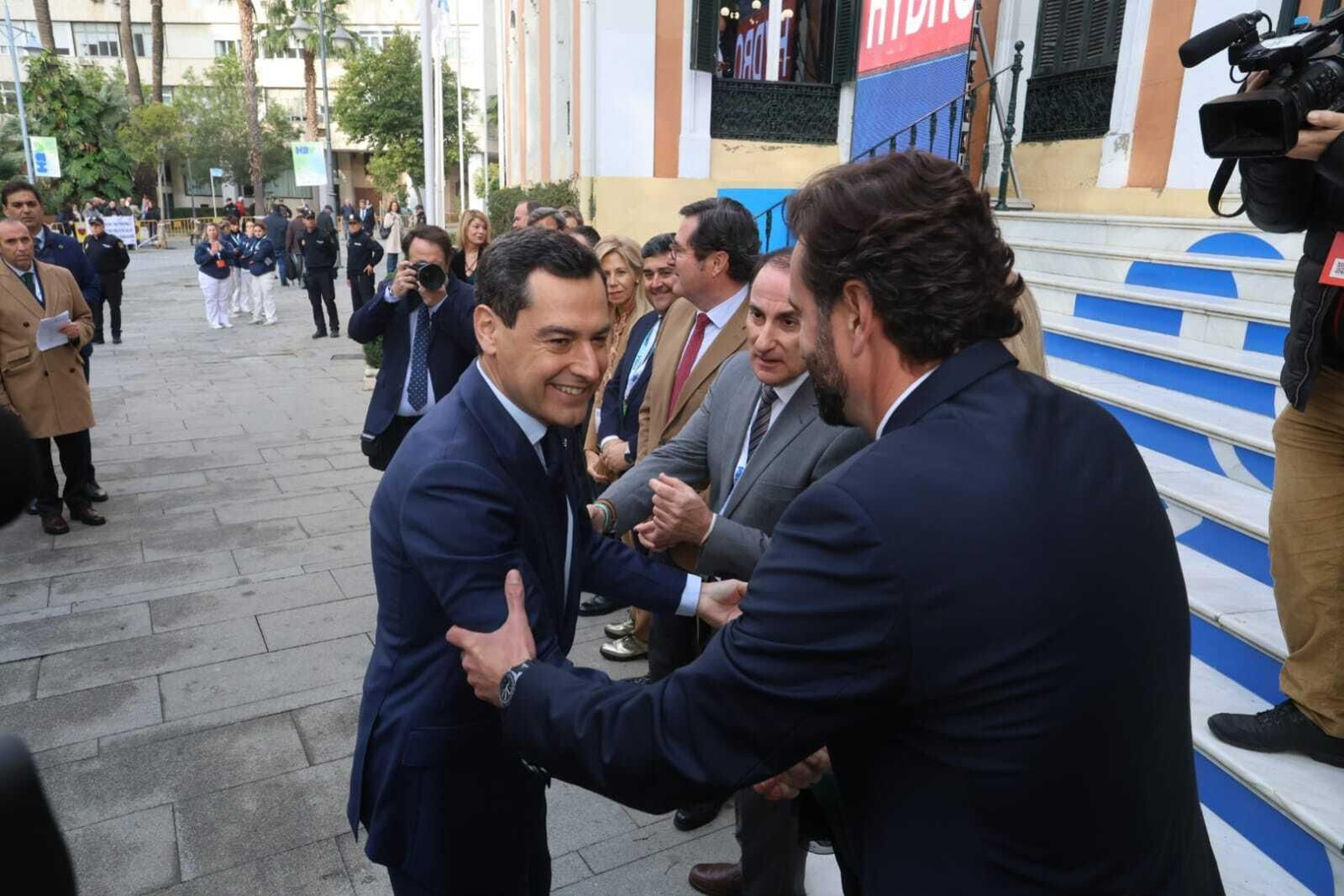 Imágenes de la inauguración del I Congreso Nacional de Hidrógeno Verde en Huelva