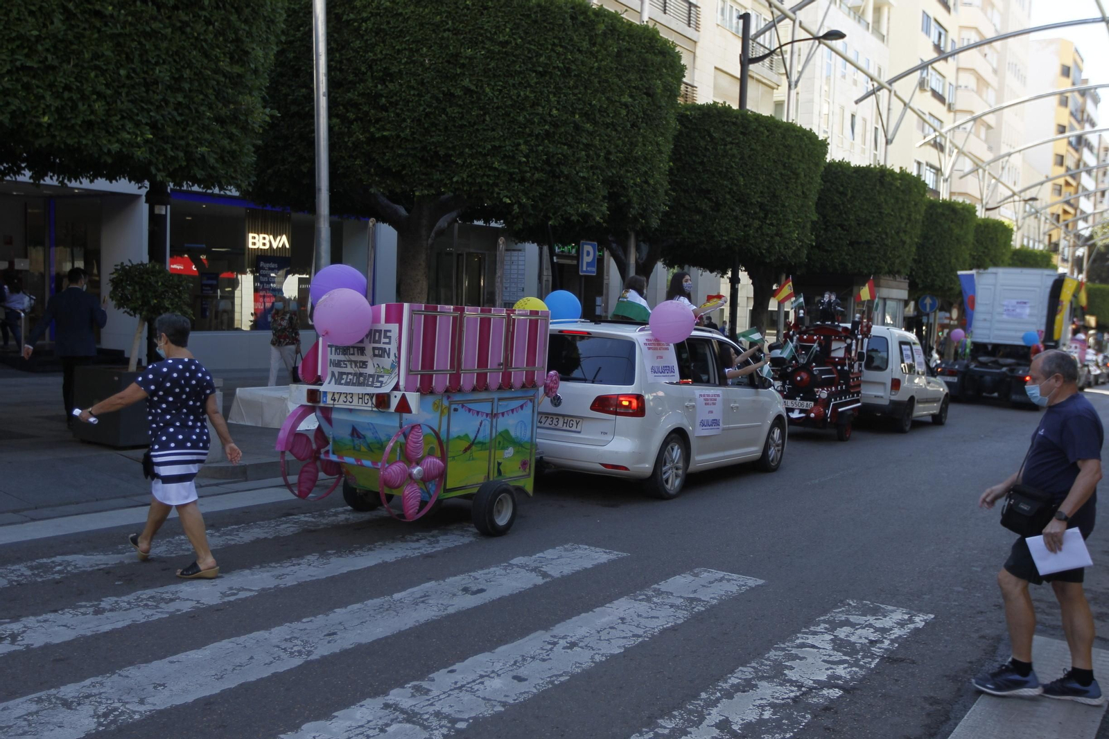 Fotogalería manifestación feriantes. Almería