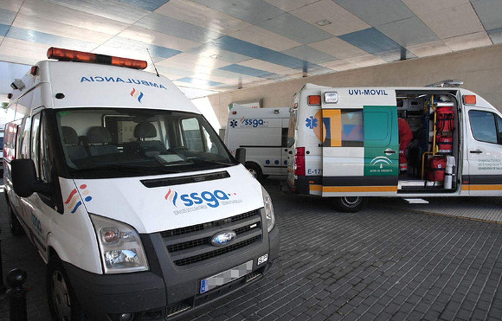 Segundo día de huelga de los trabajadores de ambulancias en Cádiz