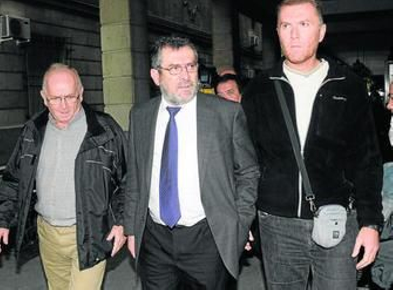 El delegado provincial de Empleo, Antonio Rivas, tras una comparecencia en los juzgados.