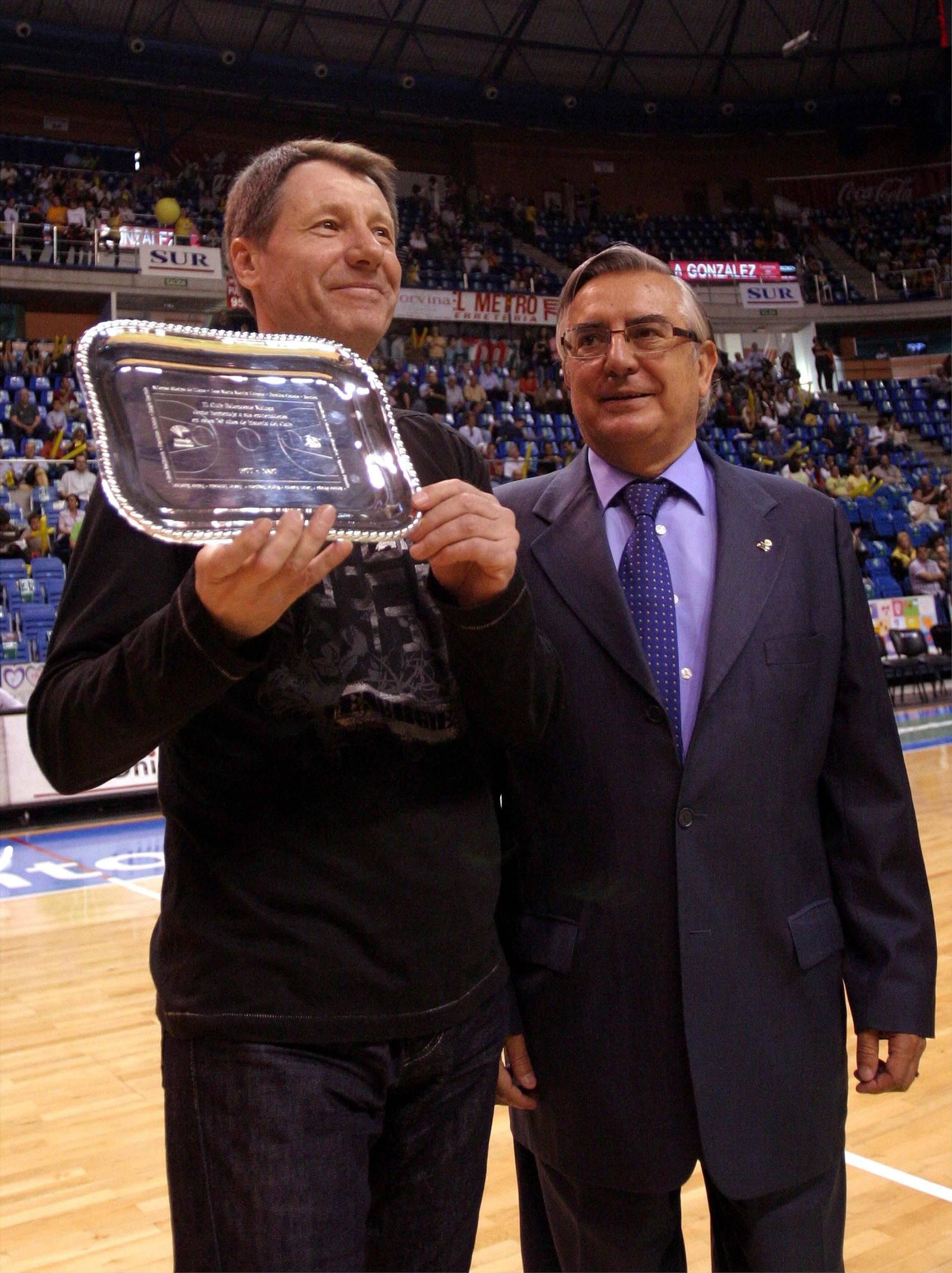 Francisco de Paula Molina, en su etapa al frente del Unicaja