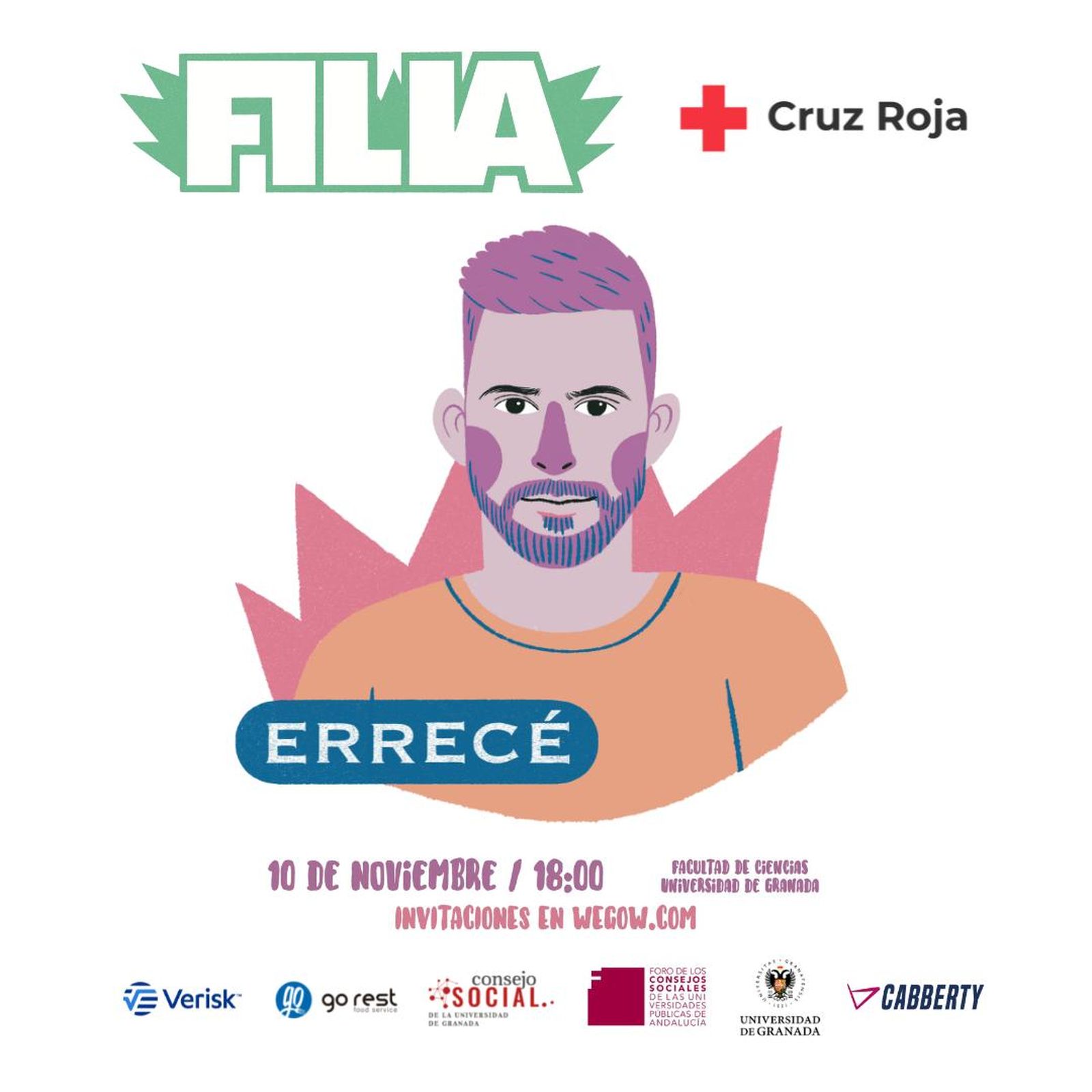 Cruz Roja y la Universidad de Granada lanzan 'Filia', una acción de sensibilización con el 'freestyler' Errecé