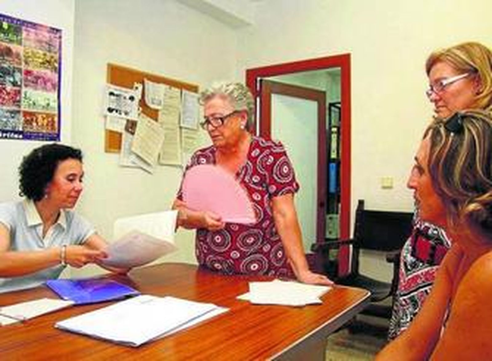 Voluntarias de Cáritas de Santa María de la Cabeza.