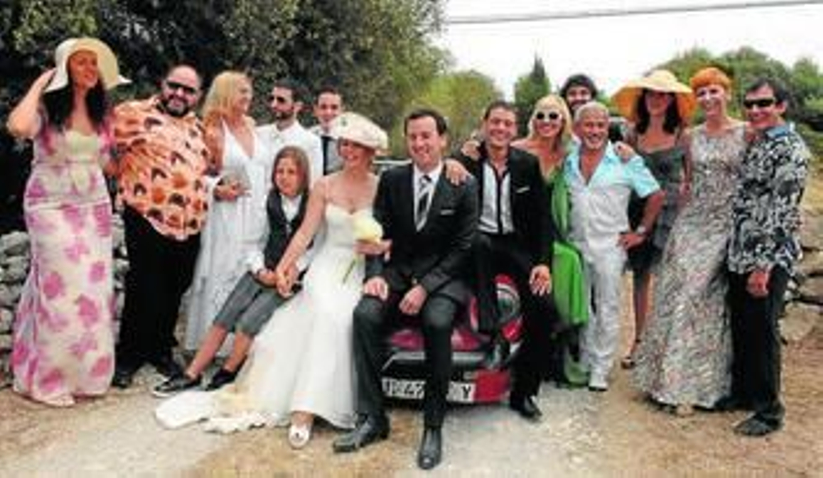 María Adánez da el 'sí quiero' en una original boda menorquina