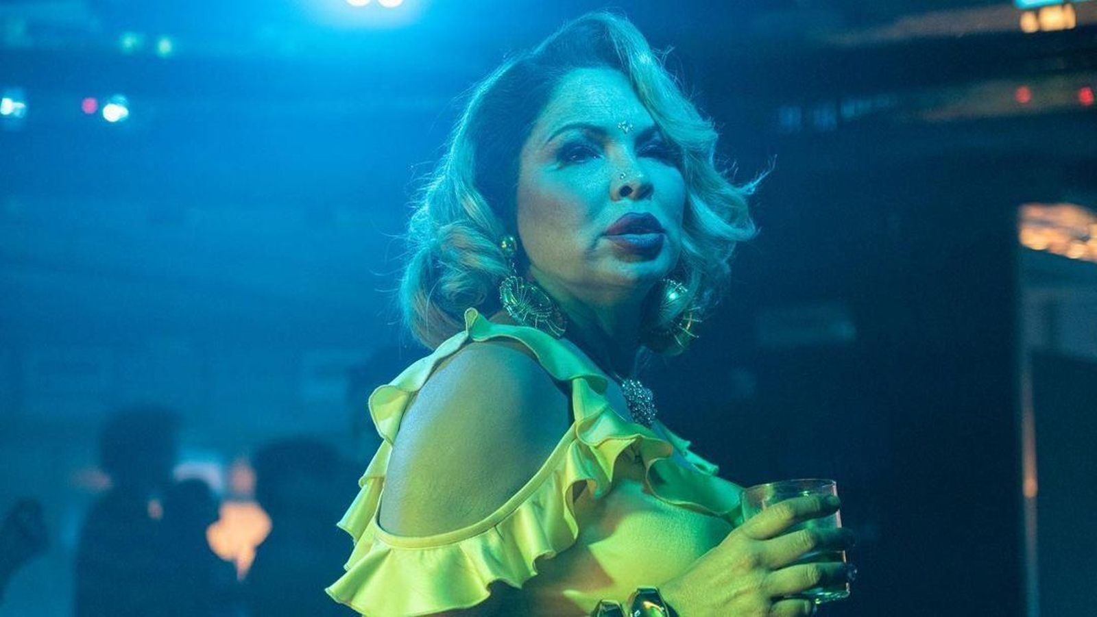 Isabel Torres convertida en La Veneno en la serie de Atresmedia.