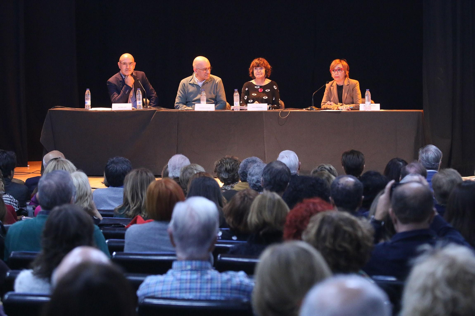Antonio Lao, Antonio Galindo, Rosa Montero y María del Mar Ruiz.