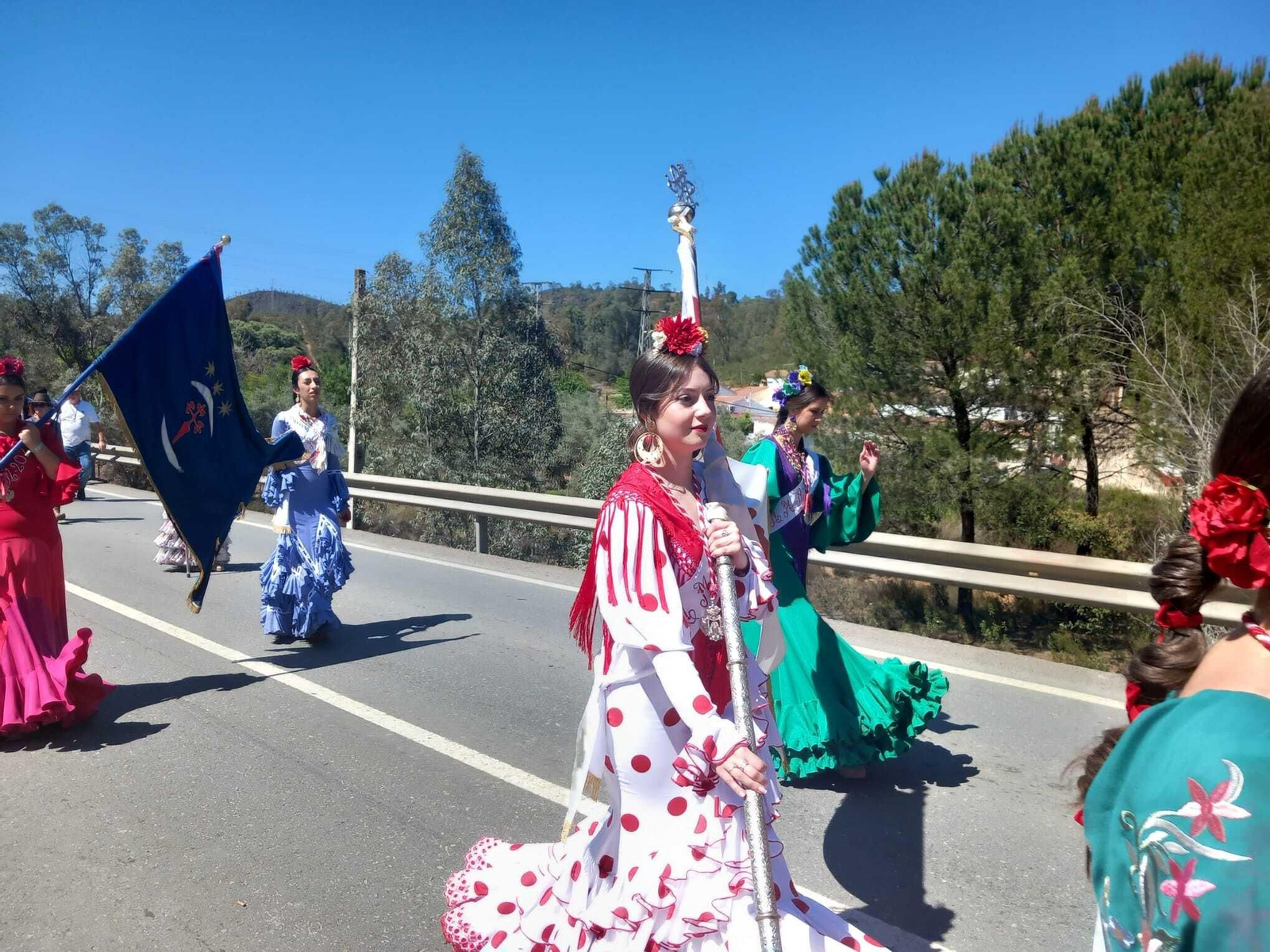 La Romería de Nuestra Señora de la Coronada en Calañas, en imágenes