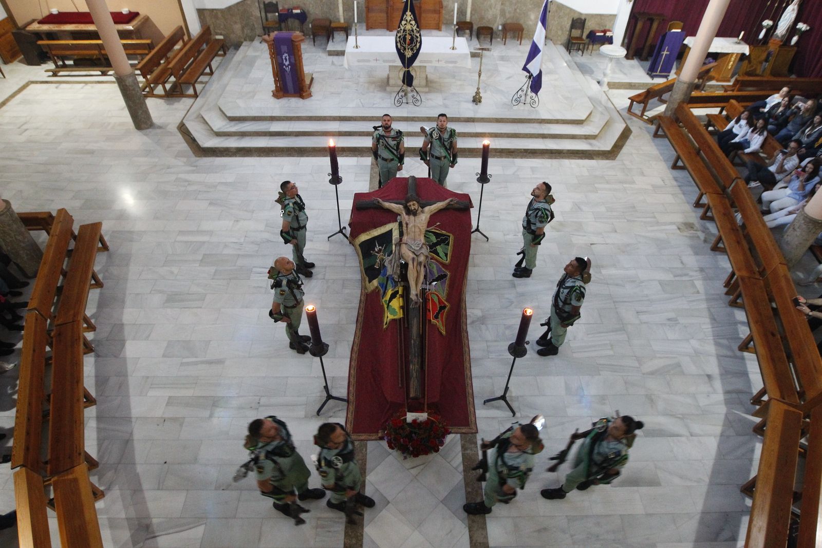 Custodia del Cristo de la Buena Muerte de La Legión. Semana Santa 2019. El Parador