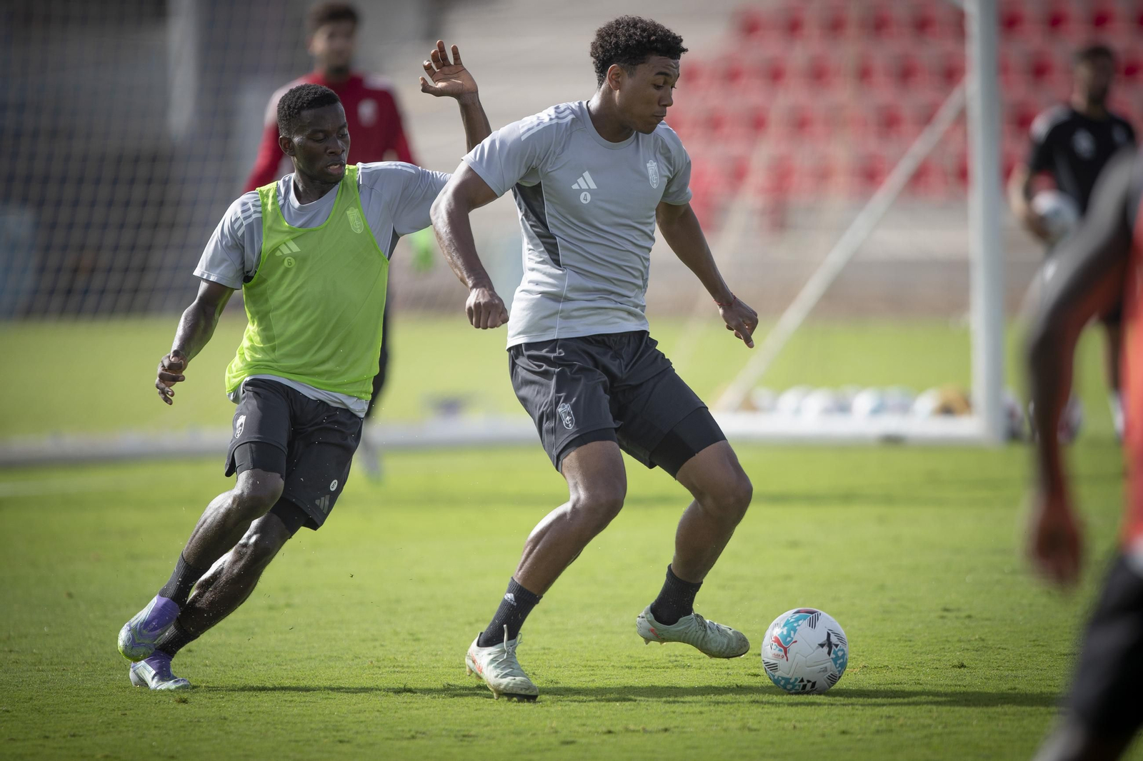 Las imágenes del entrenamiento del Granada CF